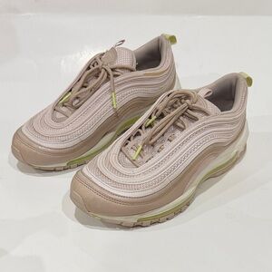 Nike Air Max 97 Women's Barley Rose Volt Sneakers Size 9.5